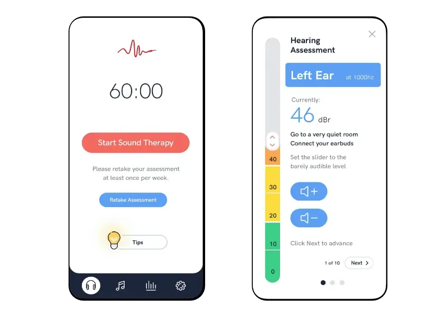 The AudioCardio app trains your hearing