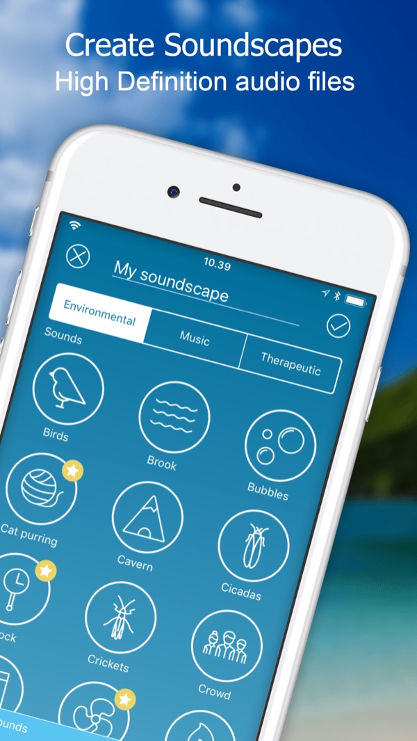 The ReSound Tinnitus Relief soundscape builder